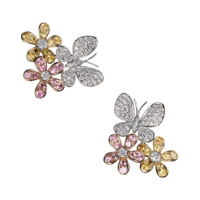 Teton Wildflower Butterfly Earrings - Jackson Hole Jewelry Company