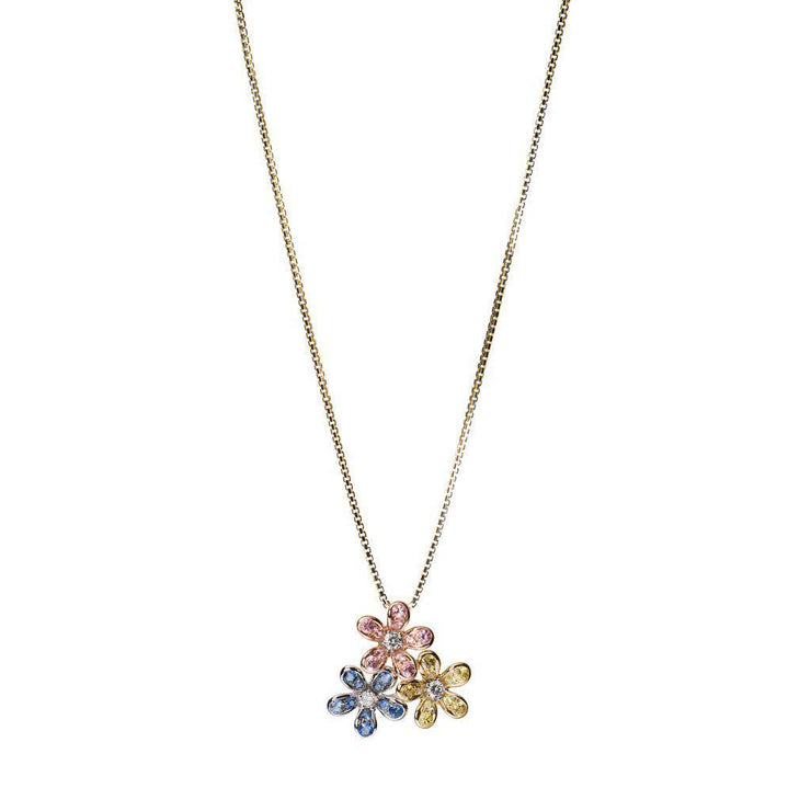 Teton Wildflower Cluster Flower Pendant - Jackson Hole Jewelry Company