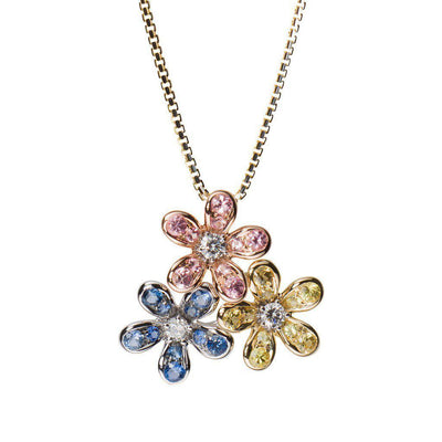 Teton Wildflower Cluster Flower Pendant - Jackson Hole Jewelry Company