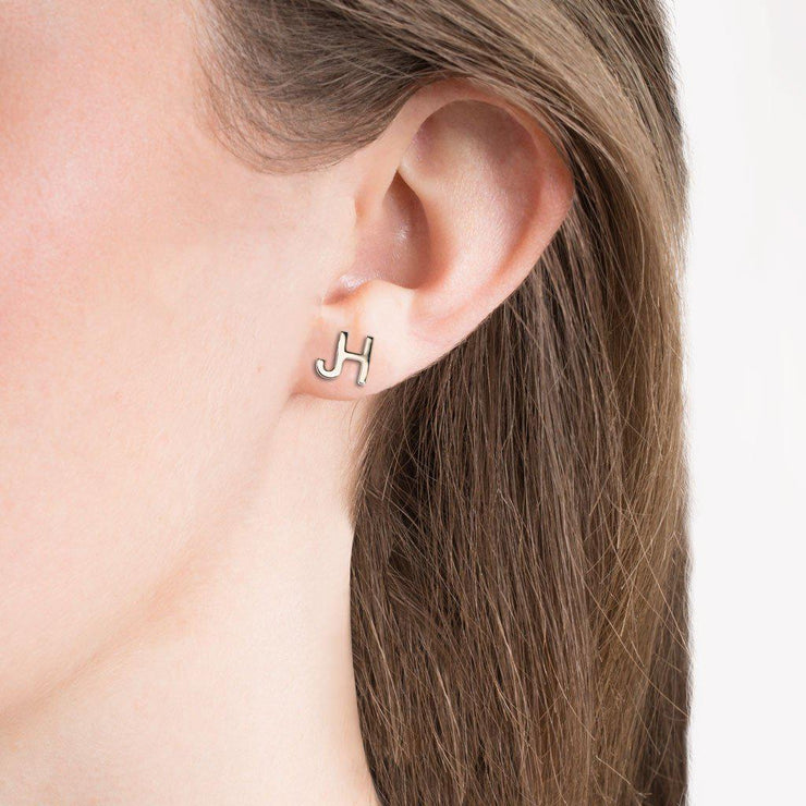 Tiny Teton Collection Jackson Hole Post Earrings "Tiny JH" - Jackson Hole Jewelry Company