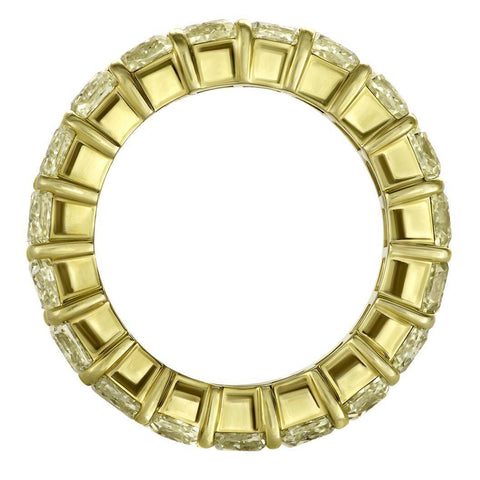 Yellow Diamond Eternity Ring - Jackson Hole Jewelry Company
