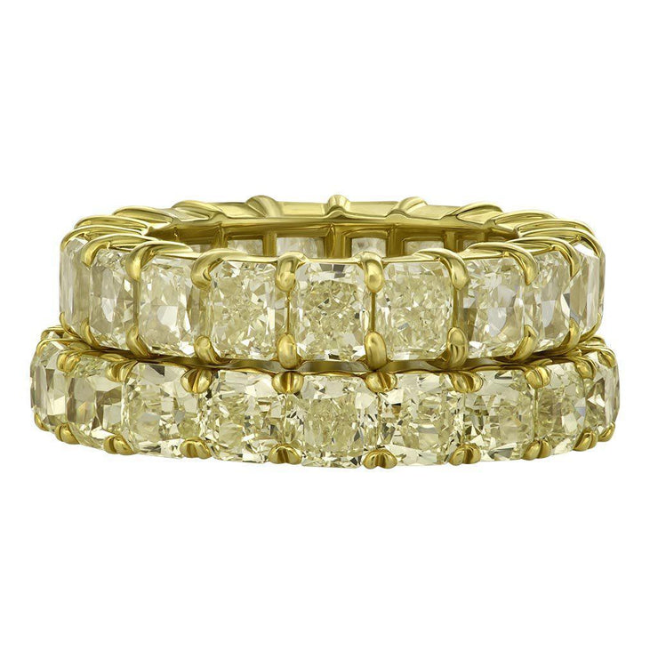 Yellow Diamond Eternity Ring - Jackson Hole Jewelry Company