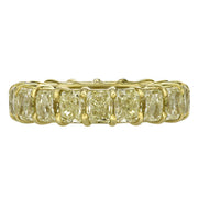 Yellow Diamond Eternity Ring - Jackson Hole Jewelry Company