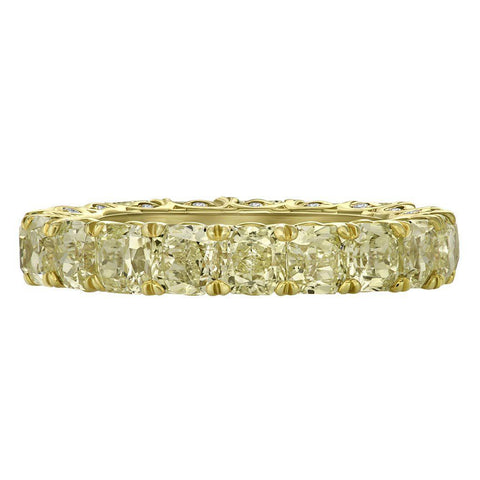 Yellow Diamond Eternity Ring - Jackson Hole Jewelry Company